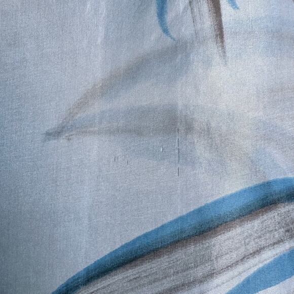 Vintage Mid Century CHRISTIAN DIOR Baby Blue Long Silk Sleeve Scarf - Picture 3 of 8